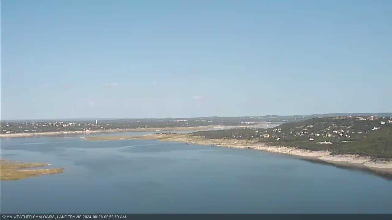 Lake Travis webcam, August 26, 2024 10:00 AM CT