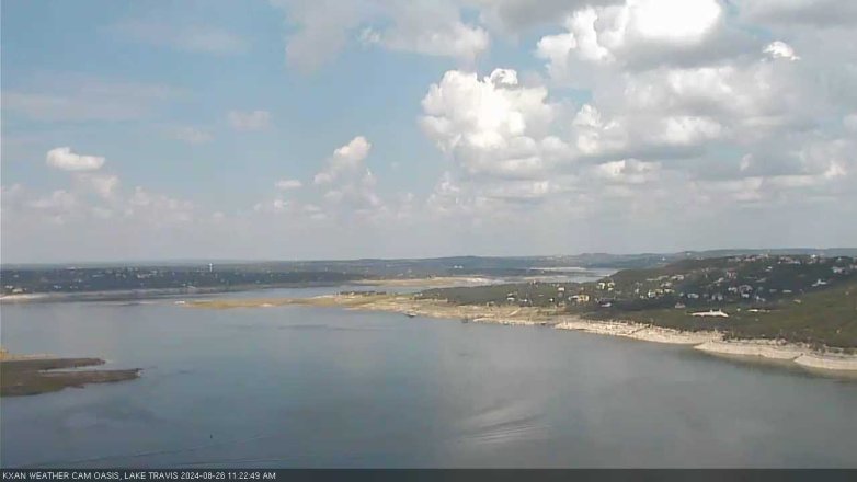Lake Travis webcam, August 26, 2024 11:25 AM CT