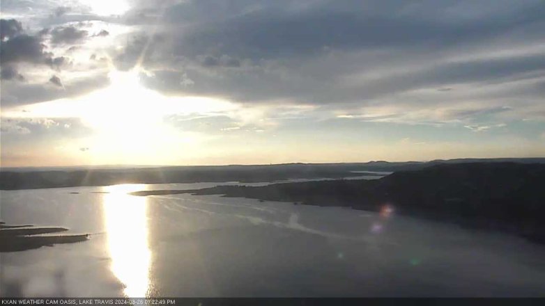 Lake Travis webcam, August 26, 2024 7:25 PM CT