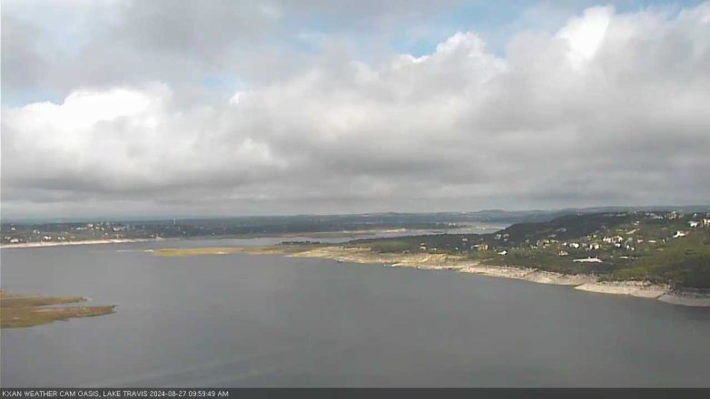 Lake Travis webcam, August 27, 2024 10:00 AM CT