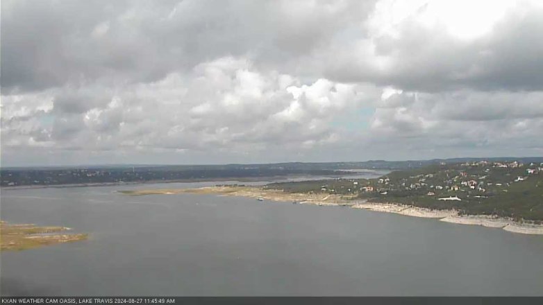 Lake Travis webcam, August 27, 2024 11:45 AM CT