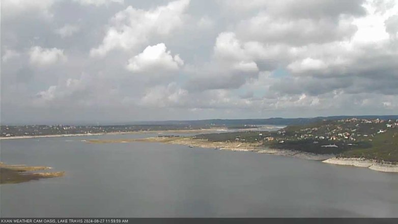 Lake Travis webcam, August 27, 2024 12:00 PM CT