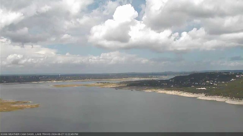 Lake Travis webcam, August 27, 2024 12:25 PM CT