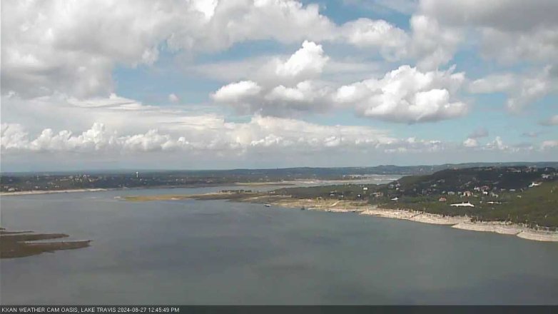 Lake Travis webcam, August 27, 2024 12:45 PM CT