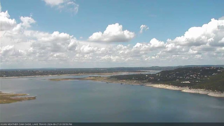 Lake Travis webcam, August 27, 2024 2:00 PM CT