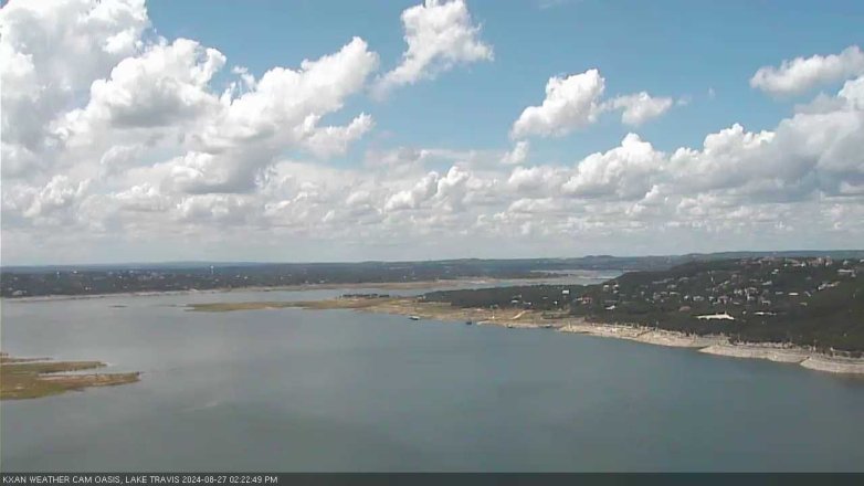 Lake Travis webcam, August 27, 2024 2:25 PM CT