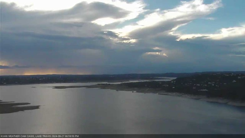 Lake Travis webcam, August 27, 2024 7:00 PM CT