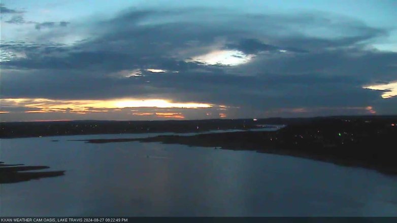 Lake Travis webcam, August 27, 2024 8:25 PM CT