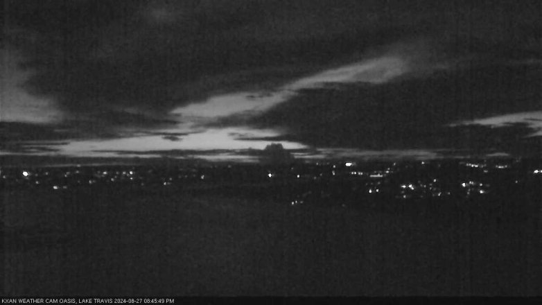 Lake Travis webcam, August 27, 2024 8:45 PM CT
