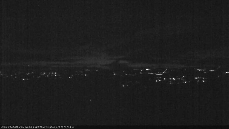 Lake Travis webcam, August 27, 2024 9:00 PM CT