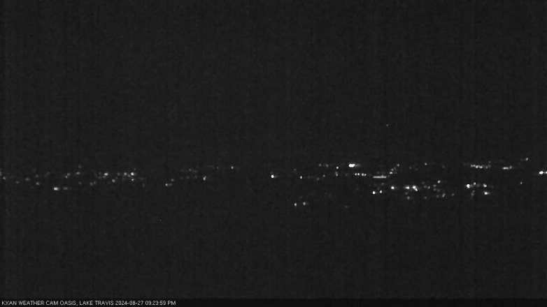 Lake Travis webcam, August 27, 2024 9:25 PM CT