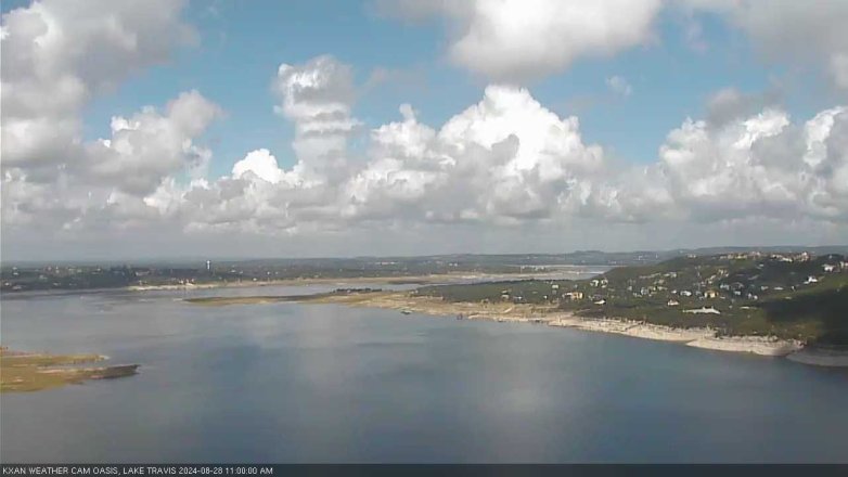 Lake Travis webcam, August 28, 2024 11:00 AM CT