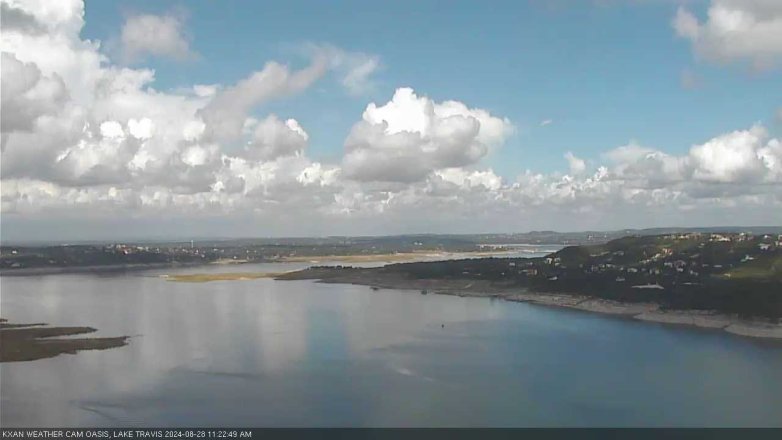 Lake Travis webcam, August 28, 2024 11:25 AM CT