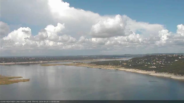Lake Travis webcam, August 28, 2024 12:00 PM CT