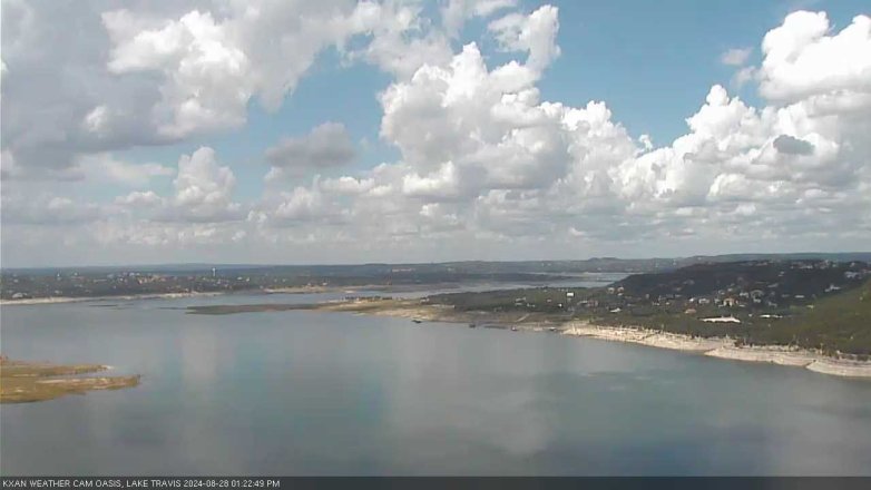 Lake Travis webcam, August 28, 2024 1:25 PM CT