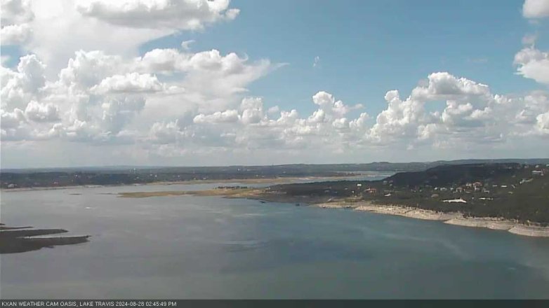 Lake Travis webcam, August 28, 2024 2:45 PM CT