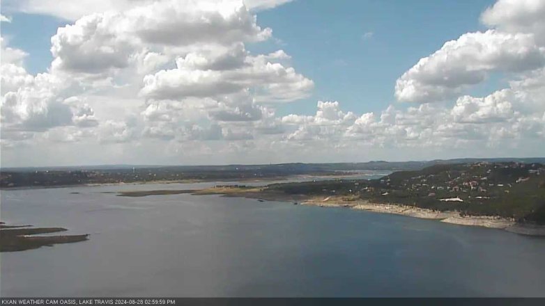 Lake Travis webcam, August 28, 2024 3:00 PM CT