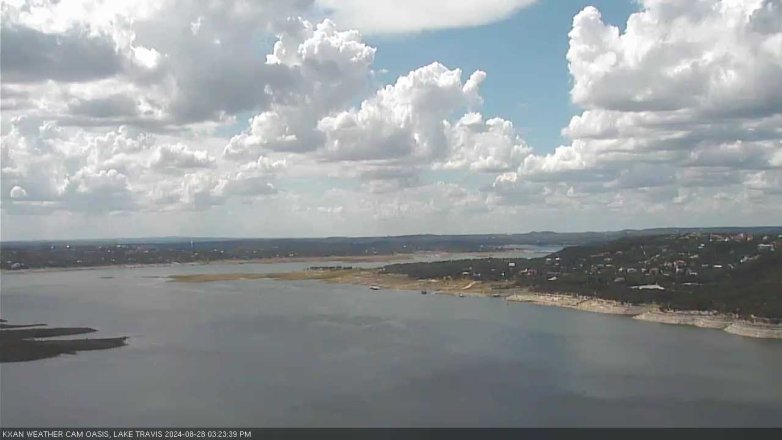 Lake Travis webcam, August 28, 2024 3:25 PM CT