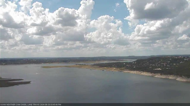 Lake Travis webcam, August 28, 2024 3:45 PM CT