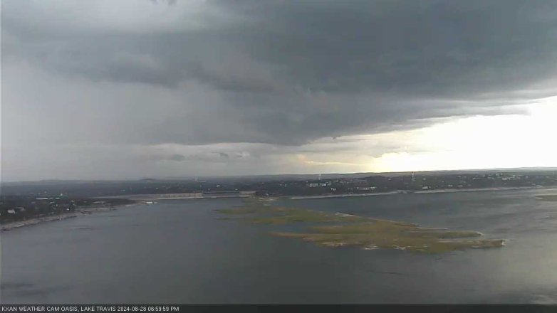 Lake Travis webcam, August 28, 2024 7:00 PM CT