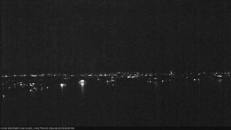 Lake Travis webcam, August 28, 2024 9:00 PM CT