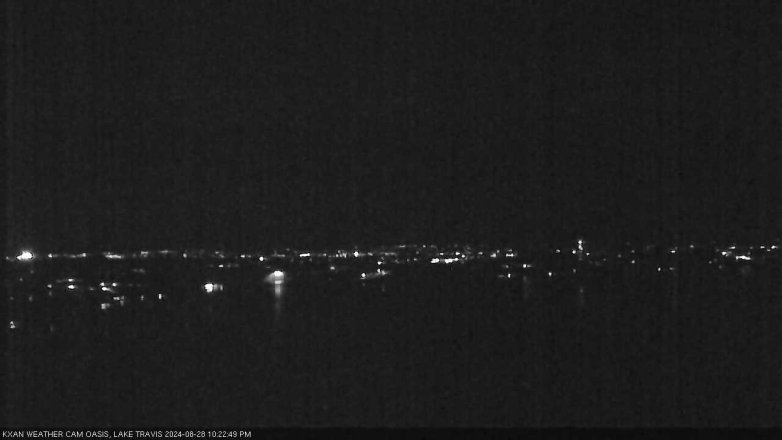 Lake Travis webcam, August 28, 2024 10:25 PM CT