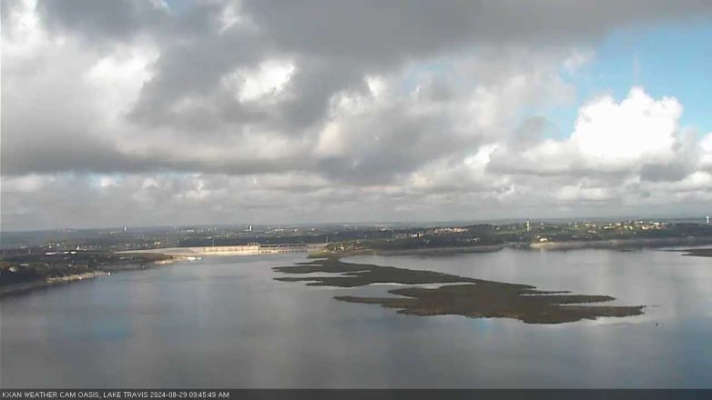 Lake Travis webcam, August 29, 2024 9:45 AM CT