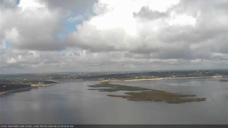 Lake Travis webcam, August 29, 2024 10:00 AM CT