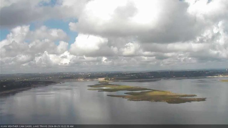 Lake Travis webcam, August 29, 2024 10:25 AM CT