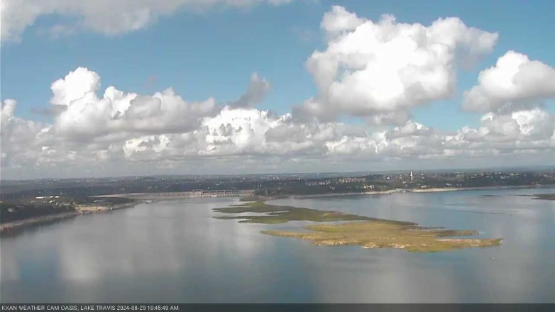 Lake Travis webcam, August 29, 2024 10:45 AM CT