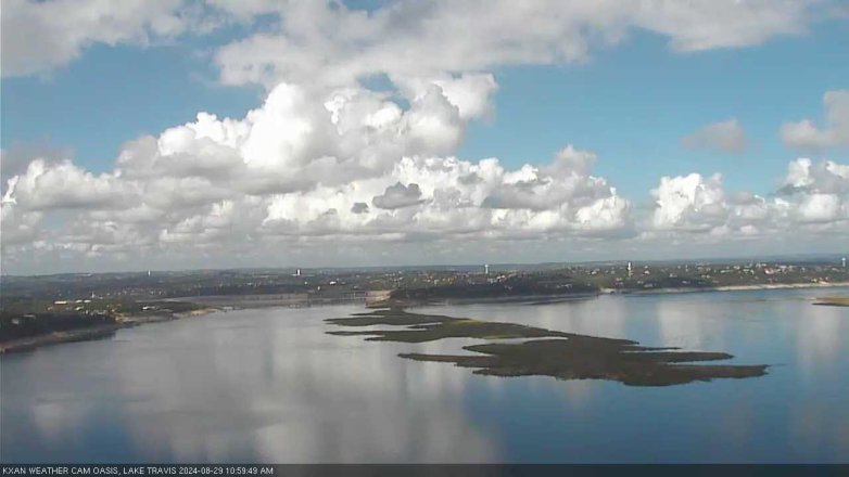 Lake Travis webcam, August 29, 2024 11:00 AM CT