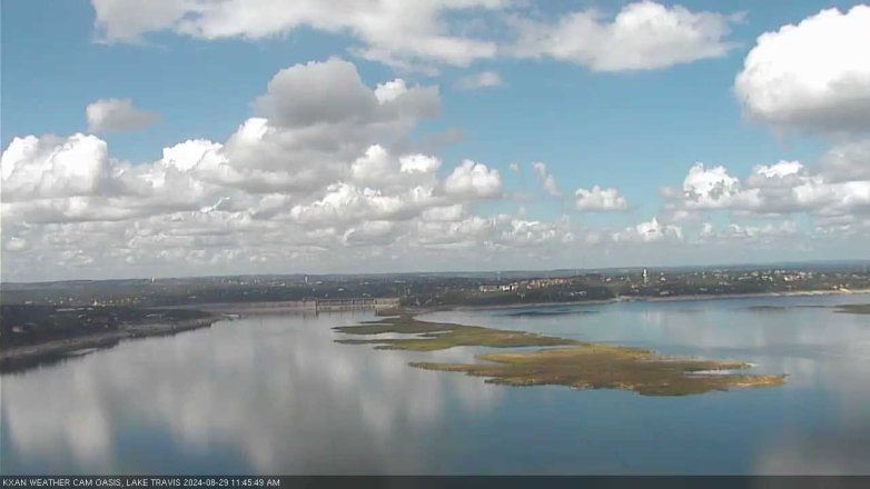 Lake Travis webcam, August 29, 2024 11:45 AM CT