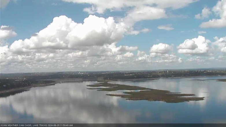 Lake Travis webcam, August 29, 2024 12:00 PM CT