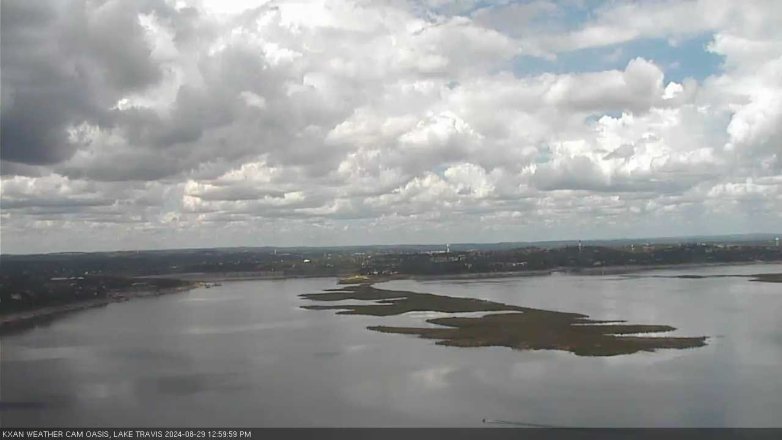 Lake Travis webcam, August 29, 2024 1:00 PM CT