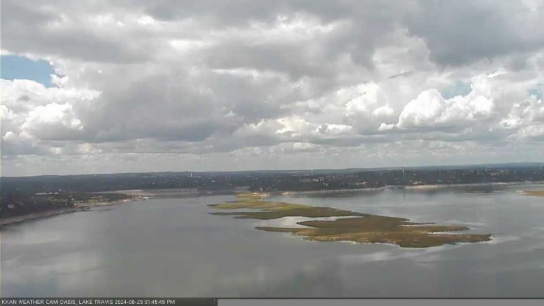 Lake Travis webcam, August 29, 2024 1:45 PM CT