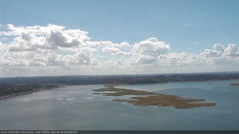 Lake Travis webcam, August 29, 2024 3:45 PM CT