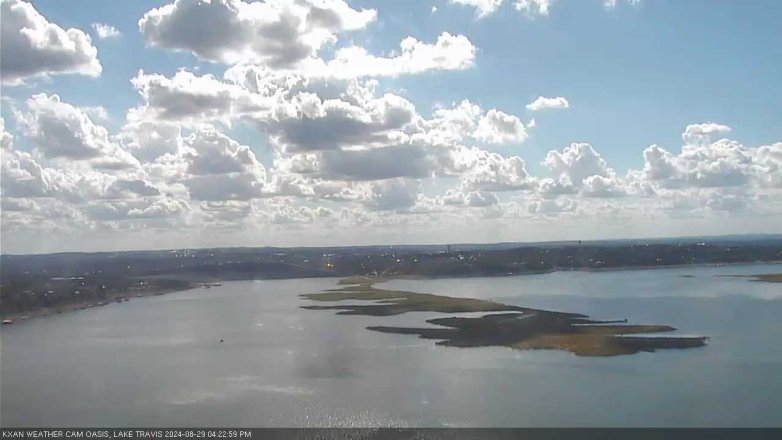 Lake Travis webcam, August 29, 2024 4:25 PM CT