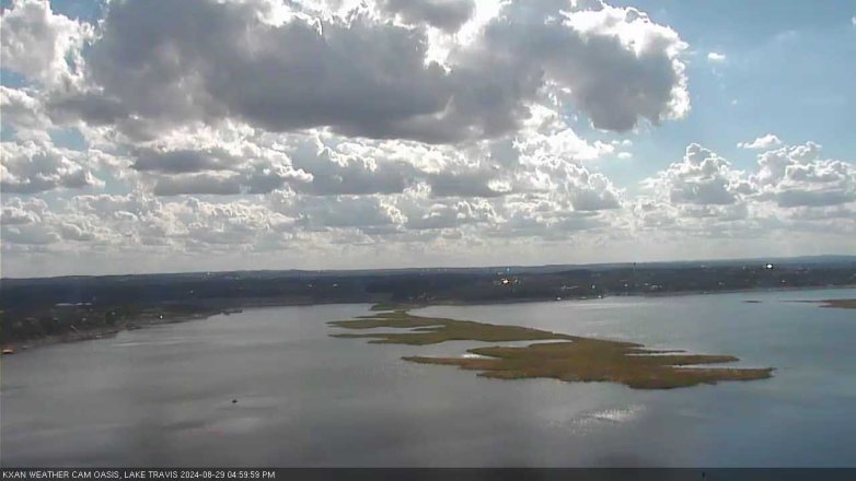 Lake Travis webcam, August 29, 2024 5:00 PM CT