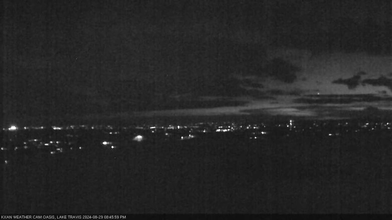 Lake Travis webcam, August 29, 2024 8:45 PM CT