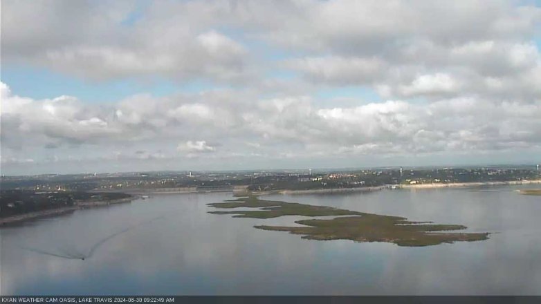Lake Travis webcam, August 30, 2024 9:25 AM CT