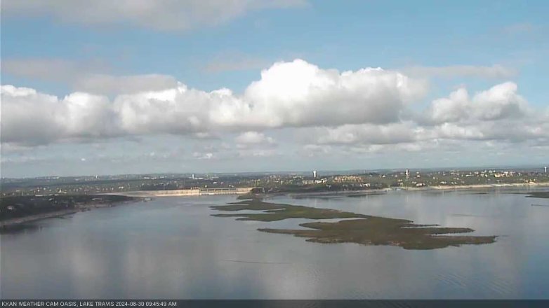Lake Travis webcam, August 30, 2024 9:45 AM CT