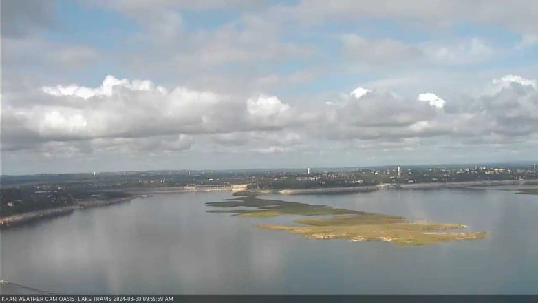 Lake Travis webcam, August 30, 2024 10:00 AM CT