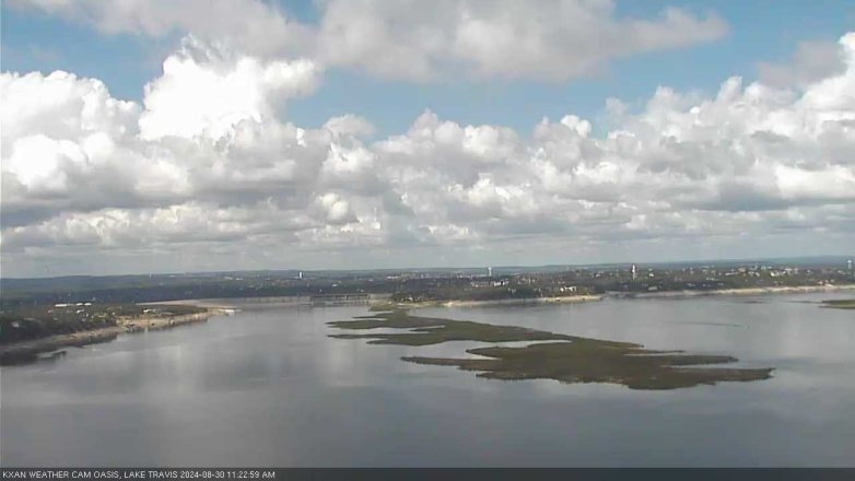 Lake Travis webcam, August 30, 2024 11:25 AM CT