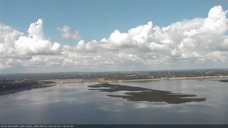 Lake Travis webcam, August 30, 2024 11:45 AM CT