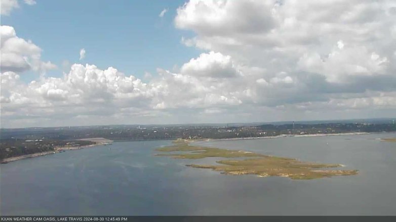 Lake Travis webcam, August 30, 2024 12:45 PM CT