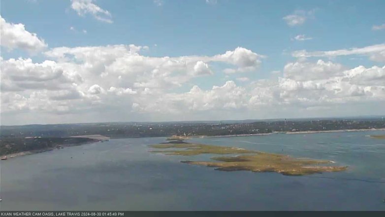 Lake Travis webcam, August 30, 2024 1:45 PM CT