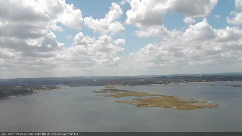 Lake Travis webcam, August 30, 2024 2:25 PM CT