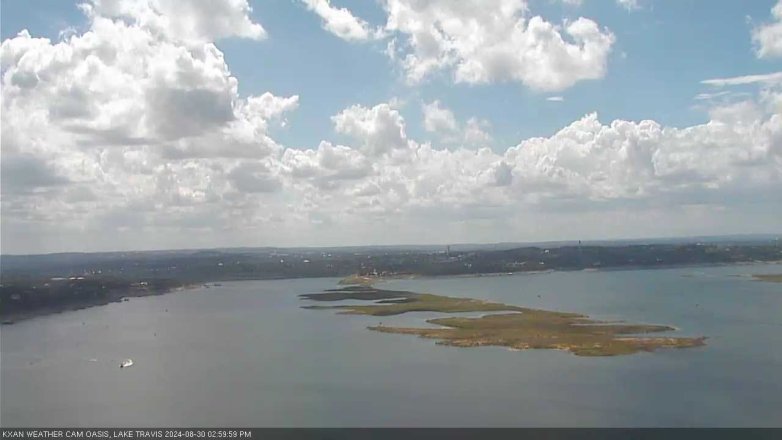 Lake Travis webcam, August 30, 2024 3:00 PM CT