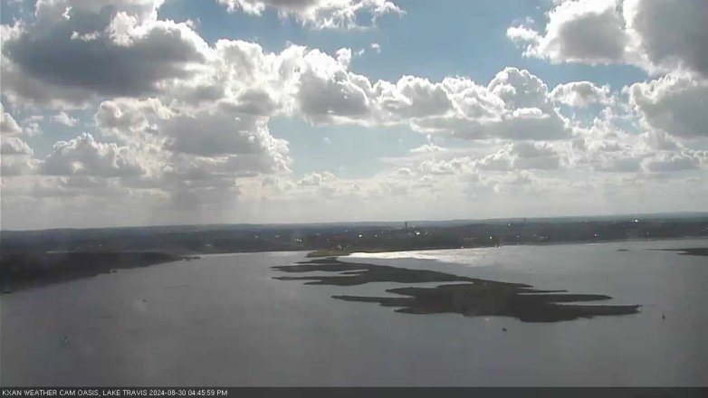 Lake Travis webcam, August 30, 2024 4:45 PM CT
