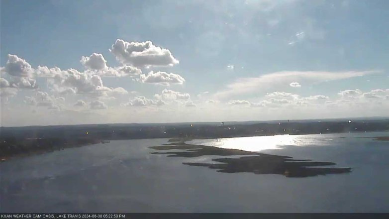 Lake Travis webcam, August 30, 2024 5:25 PM CT